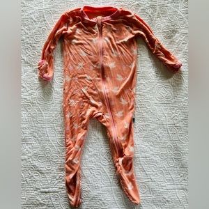 Kickee Pants stork pajamas. Size 3-6mo.